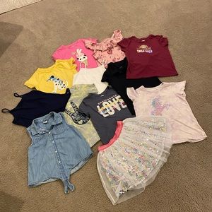 Lot of 11 shirts and 1 tutu